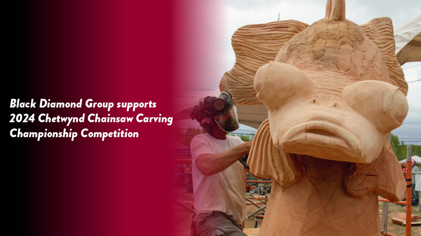 Black Diamond Cygnus supports 2024 Chetwynd Chainsaw Carving